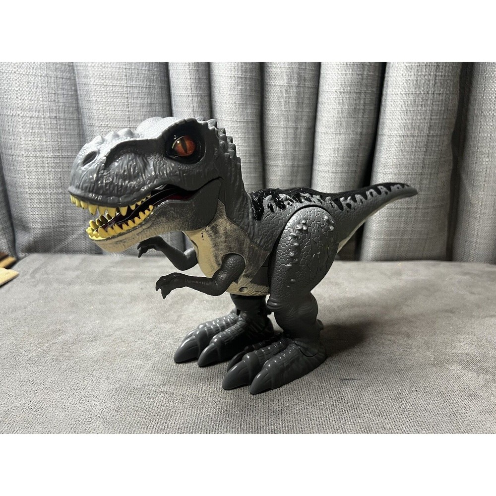 ZURU Robo Alive Attacking T Rex Dinosaur Robotic Pet Walking Roaring WORKS